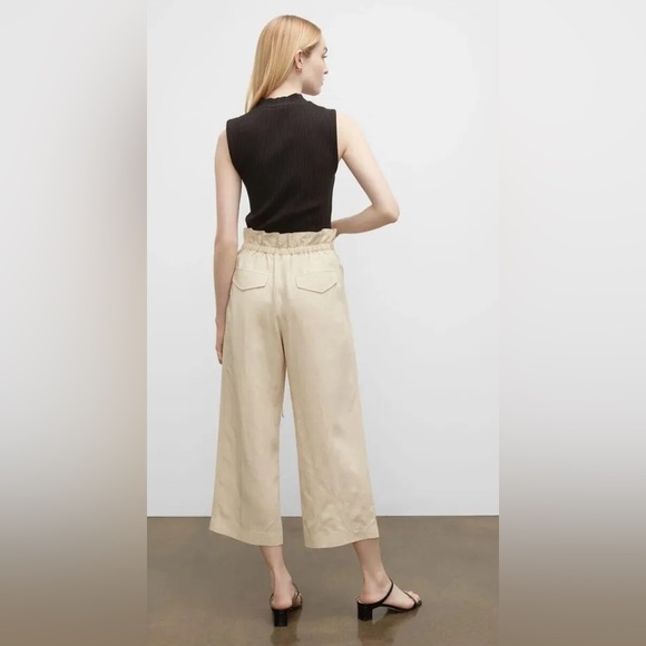 Club Monaco CASHEW Women's Anreannah Wide Leg Pants size 8 - Picture 2 of 8